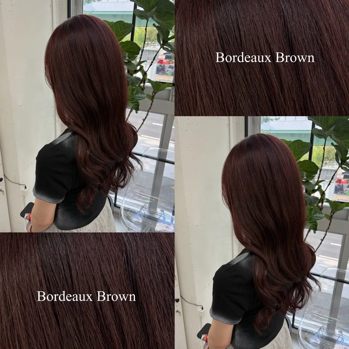 ミディアム カラー ボルドーカラー ブラウンカラー レッドカラー カット ヘアカラー 🍊あすか🍊 JILLSTUDIOのヘアスタイル
