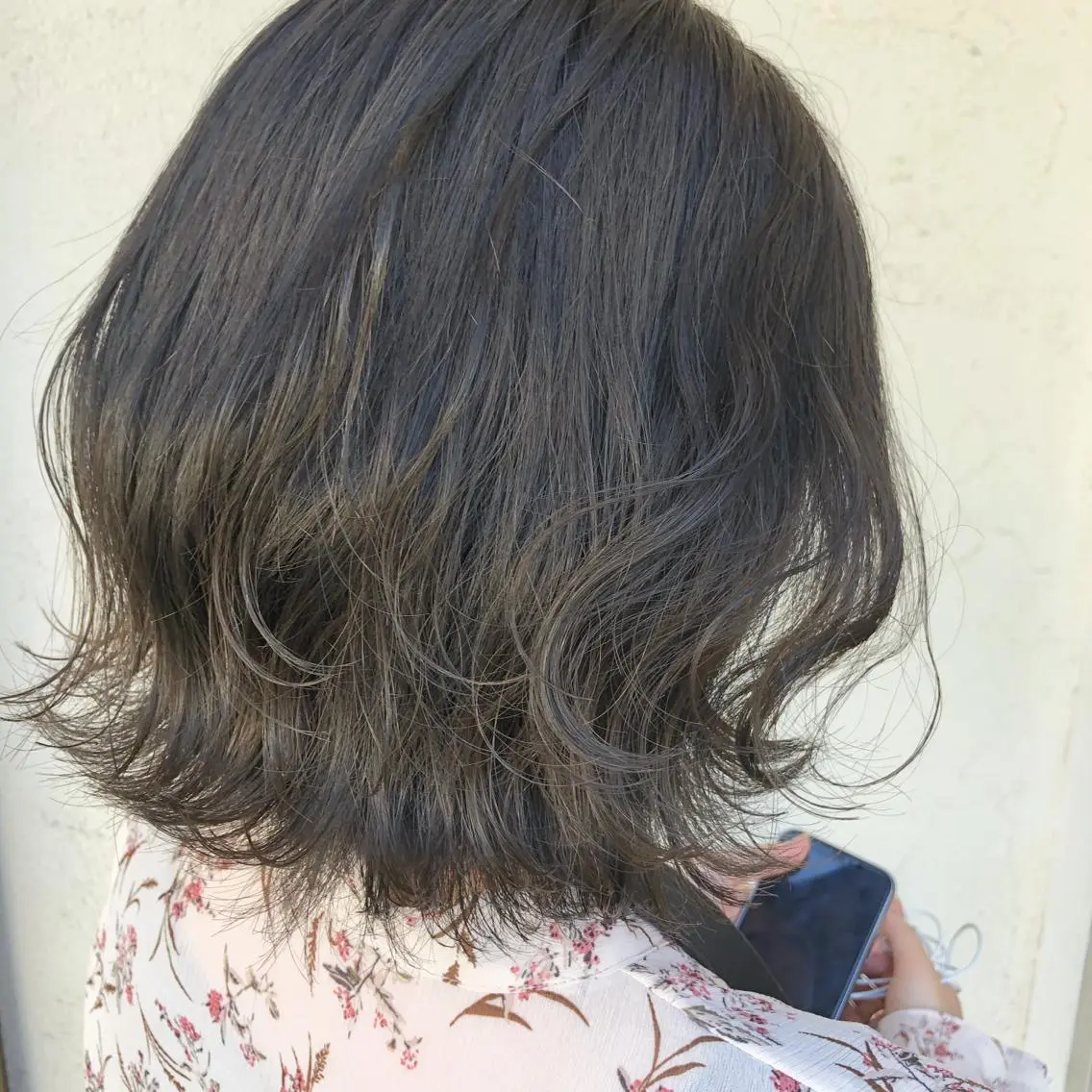 ミディアム カラー アディクシーカラー ヘアカラー トリートメント ヘアセット 艶髪育成サロン 京橋　shinのヘアスタイル