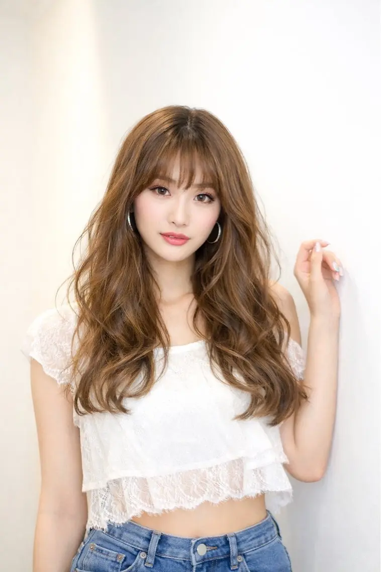 ロング カラー カット ヘアカラー 金子 直樹のヘアスタイル