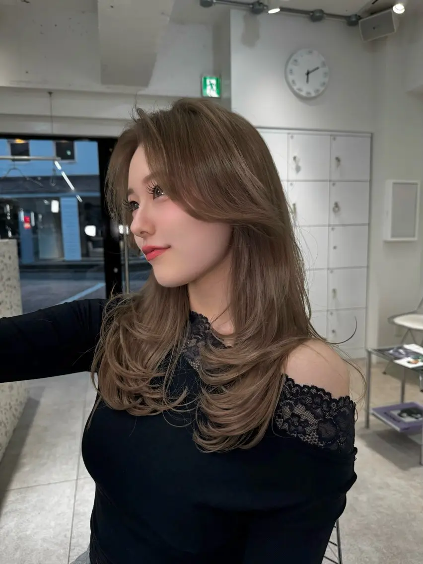 ロング カラー ヘアアレンジ 韓国レイヤーカット/ 髪質改善/郷家拓斗のヘアスタイル