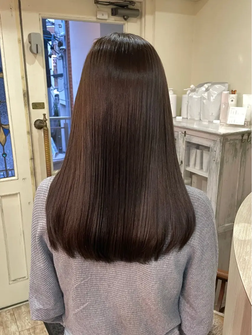 【🌟人気No.1🌟】カット＋透明感カラー＋1stepトリートメント🫧の写真