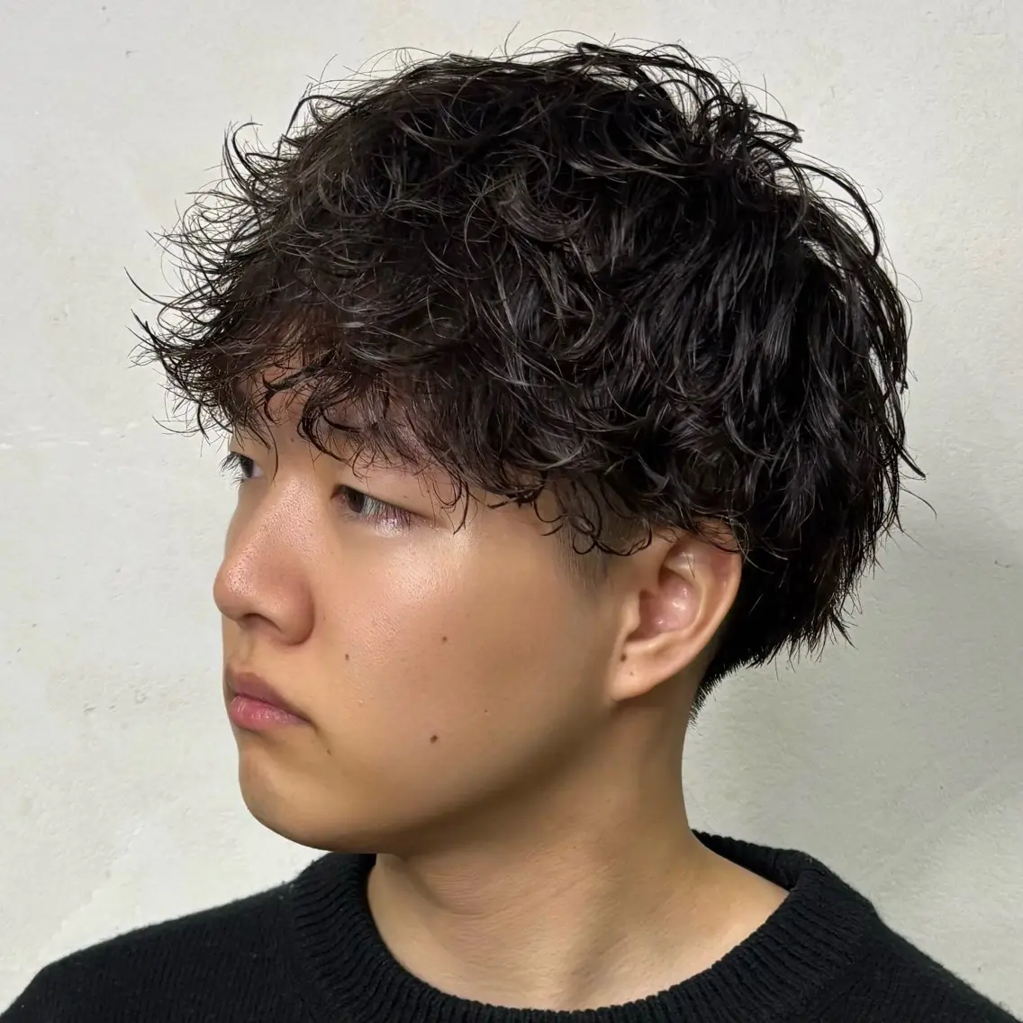 似合わせメンズカット➕波巻きスパイラルパーマの写真