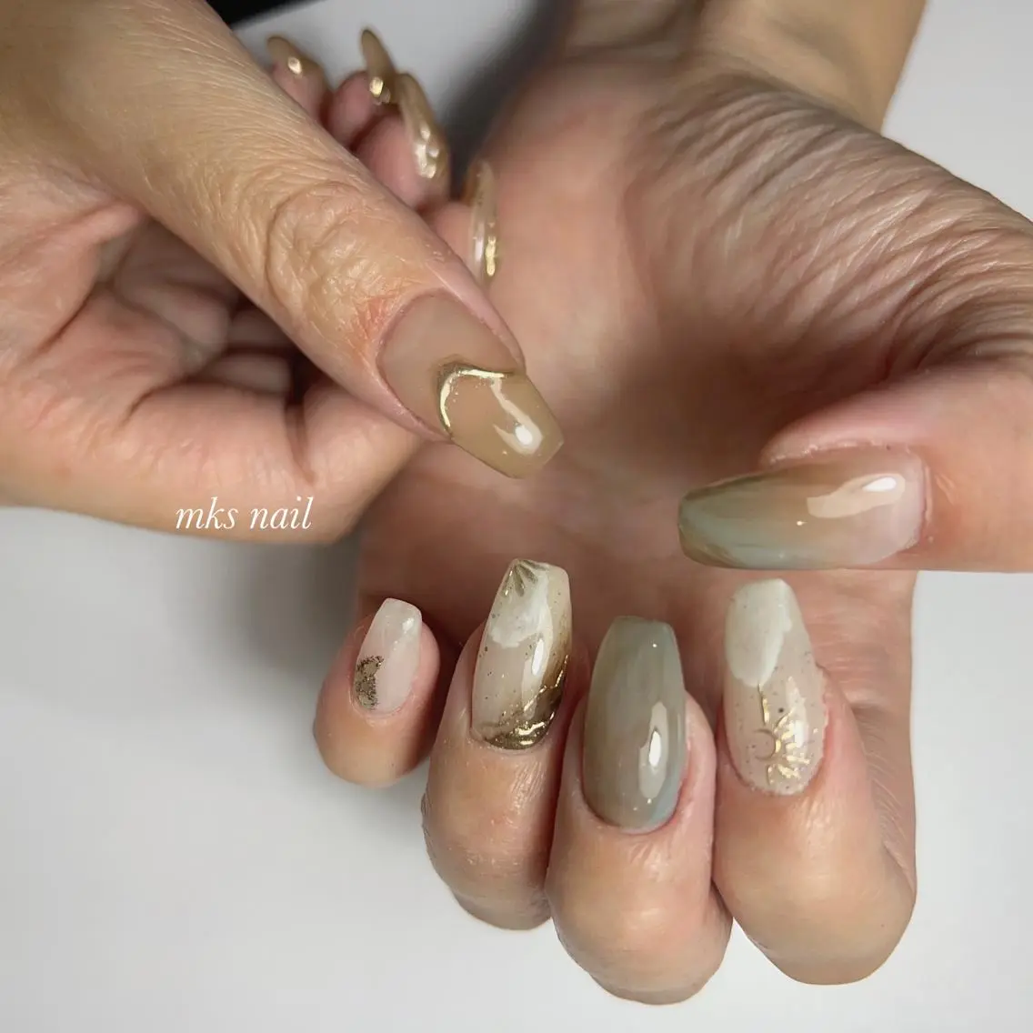 ネイル mks＊nail //  枚方長尾のネイルデザイン