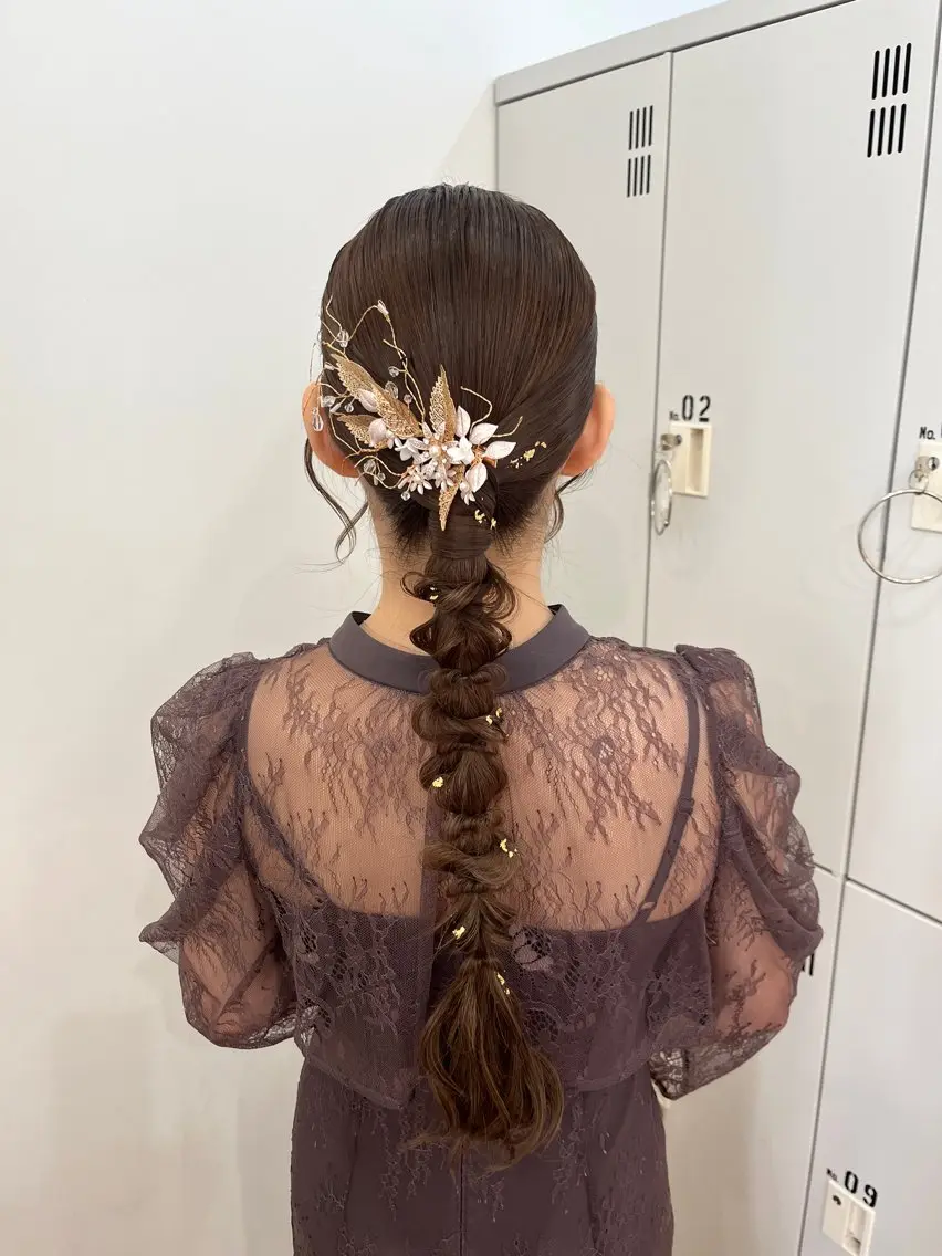 ロング ヘアセット タニ ヒナタの眉毛・アイブロウイメージ