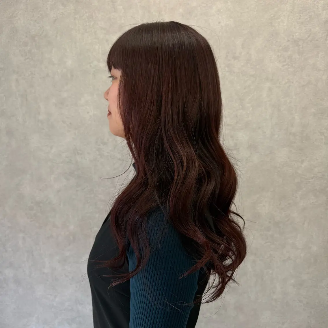 ロング カラー ヘアカラー トリートメント ’Flower’ AYAKAのヘアスタイル