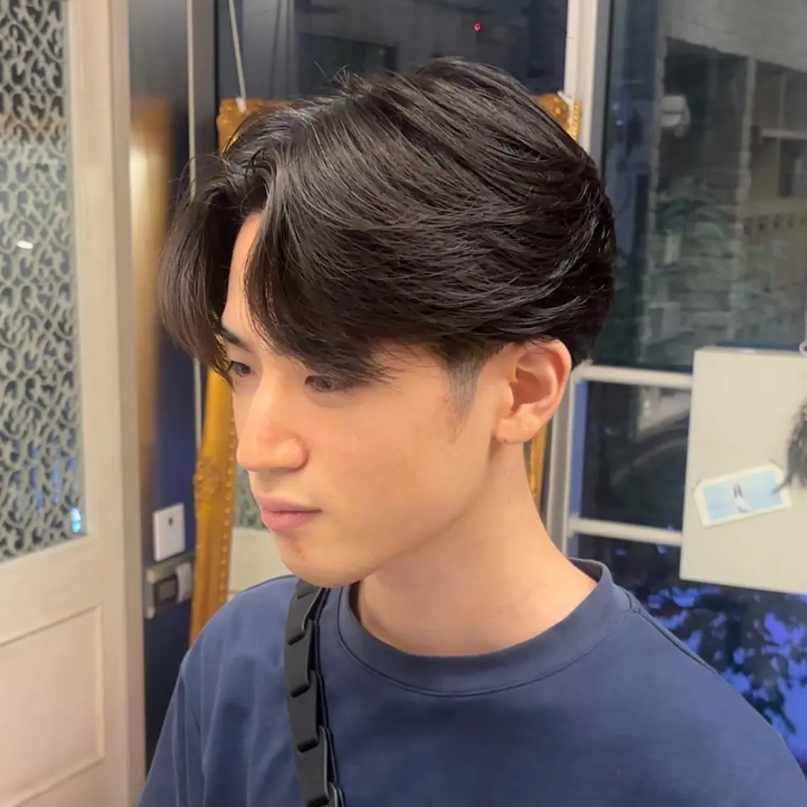 パーマ メンズ カット パーマ 【メンズ特化美容師】 RYO／梅田のヘアスタイル