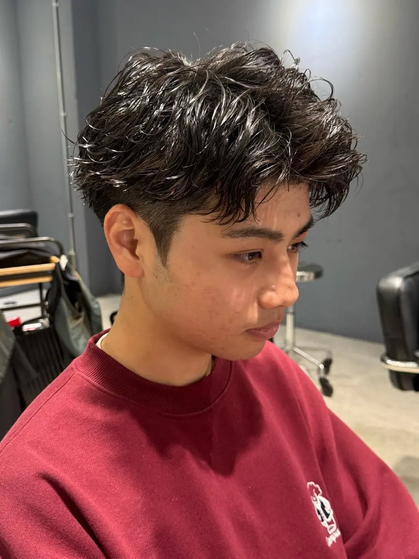 メンズ カット 布施メンズ特化美容師 秋山 涼のヘアスタイル