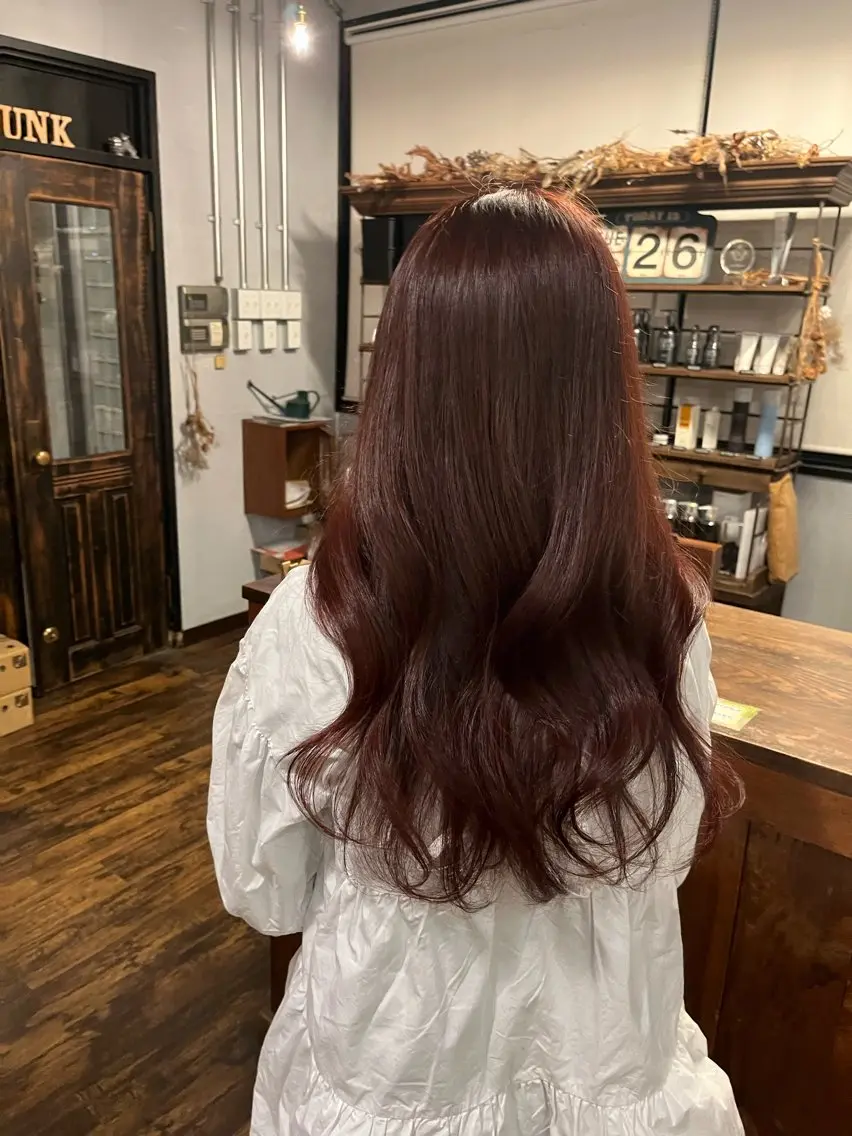 ロング カット ヘアカラー 山下 明子のヘアスタイル