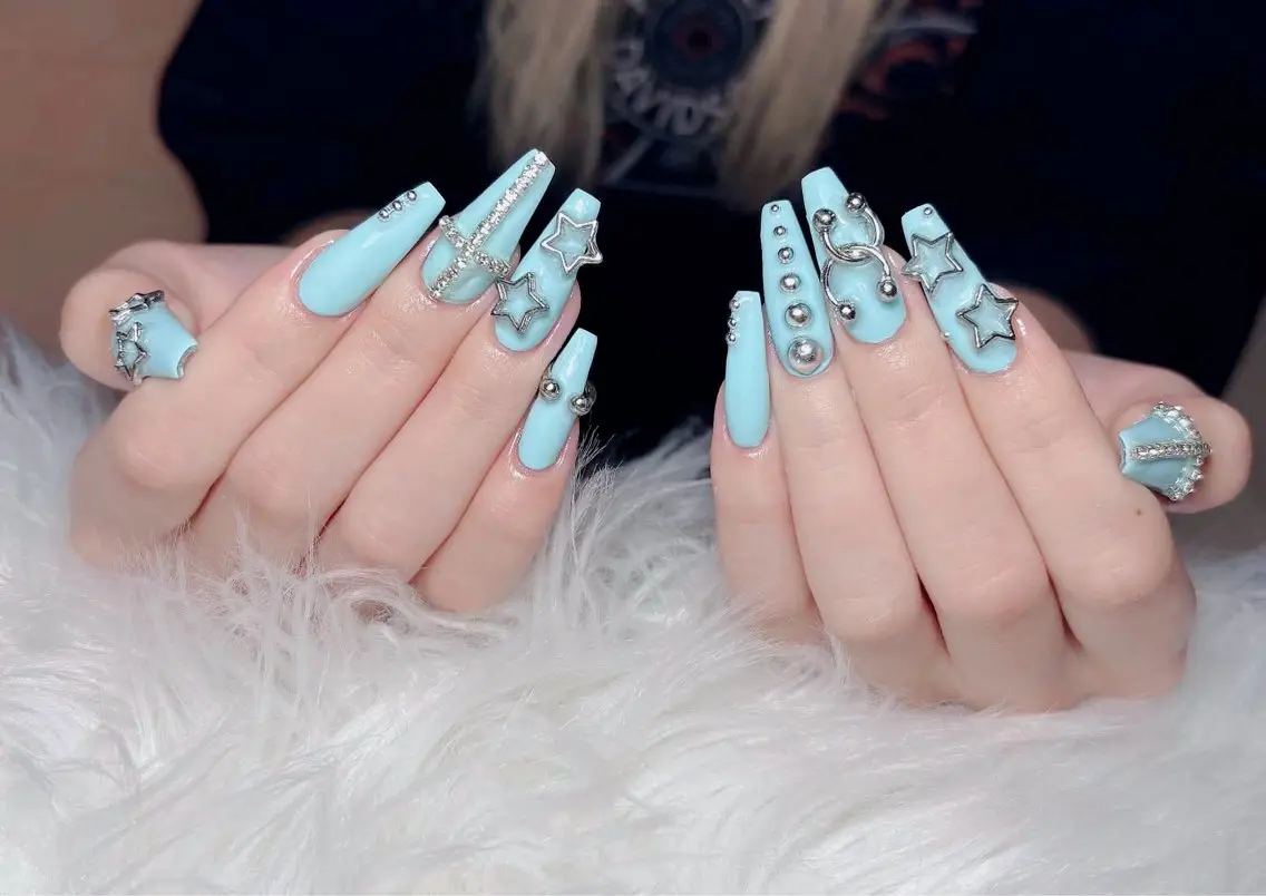 ネイル チークネイル 長さ出し フラッシュネイル フレンチネイル グラデーション ハンドネイル Lenie Nail Salonのネイルデザイン