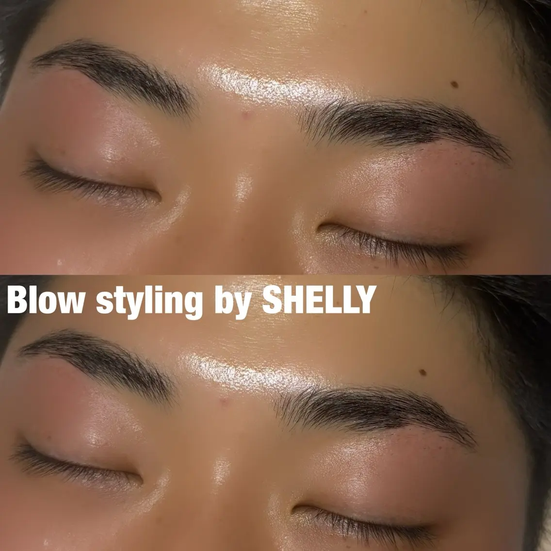 眉毛スタイリング➕眉WAX脱毛の写真