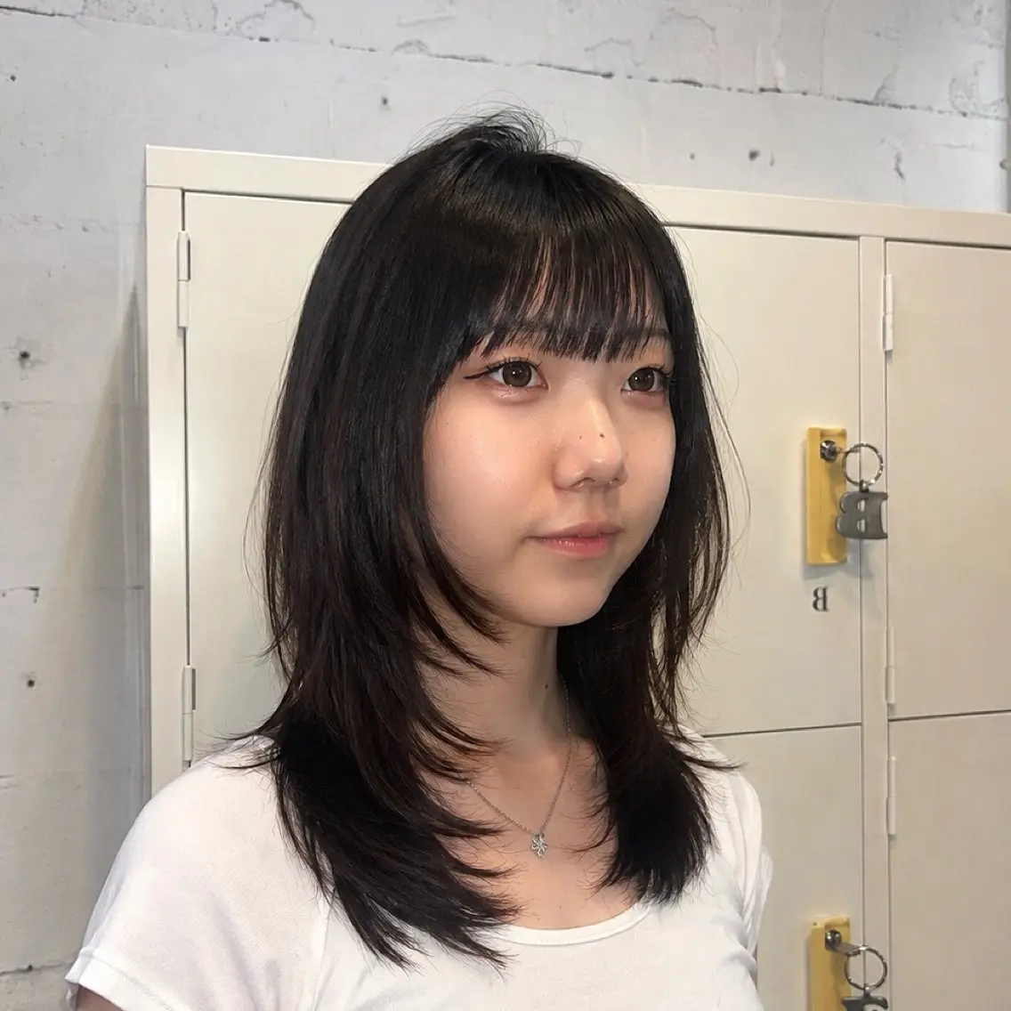 セミロング カラー カット ヘアカラー トリートメント 🌺盛れる爆ツヤ カラー🌺リオのヘアスタイル