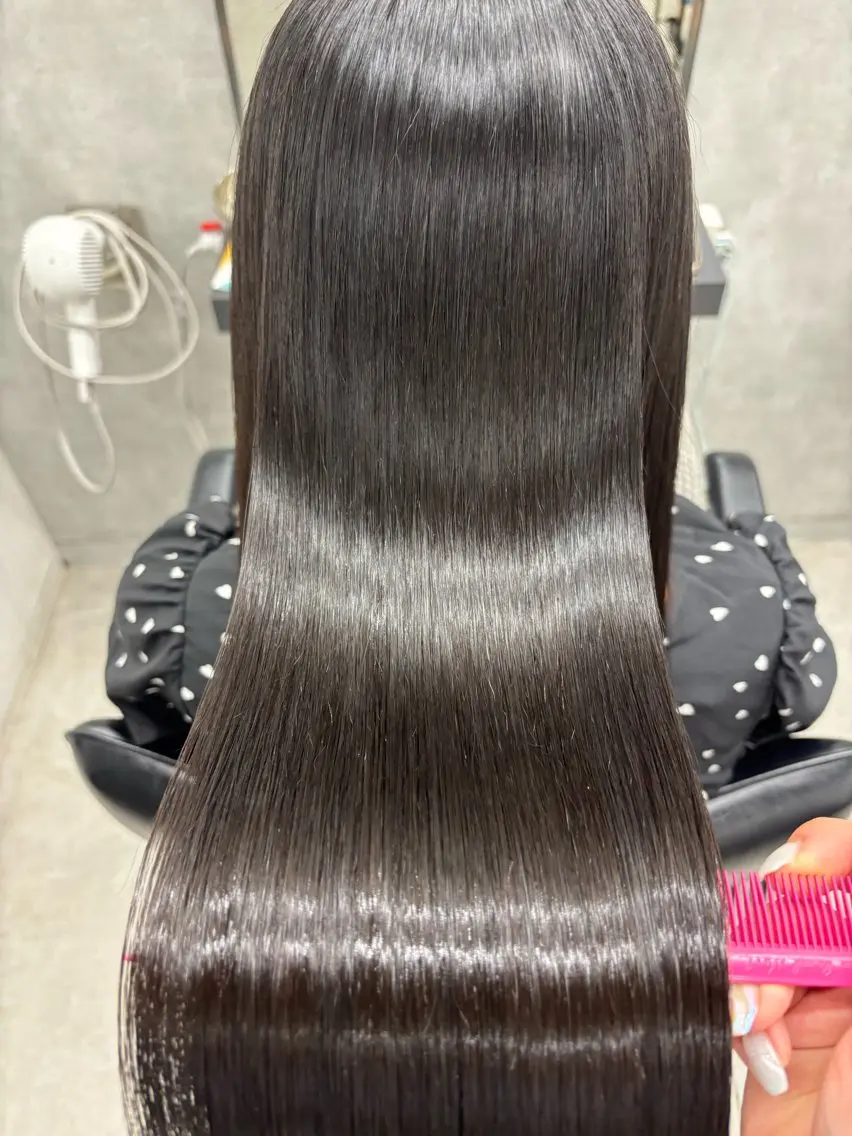 ロング 髪質改善 縮毛矯正 すぐ巻ける縮毛矯正 🍀勝倉　麗のヘアスタイル