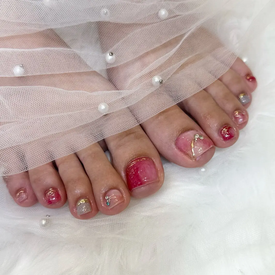 ネイル フットネイル bonny nail みゆのネイルデザイン