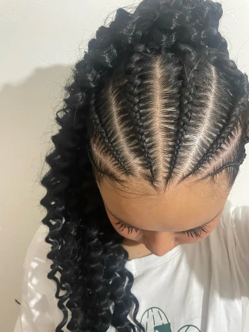 ロング ヘアアレンジ ヘアセット 立川 慶美のマツエク・マツパデザイン