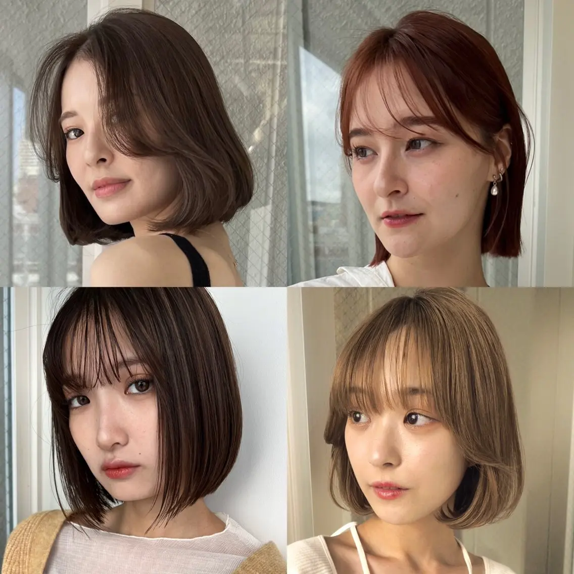 ショート カラー ボブ・レイヤーカット 吉敷航一のヘアスタイル