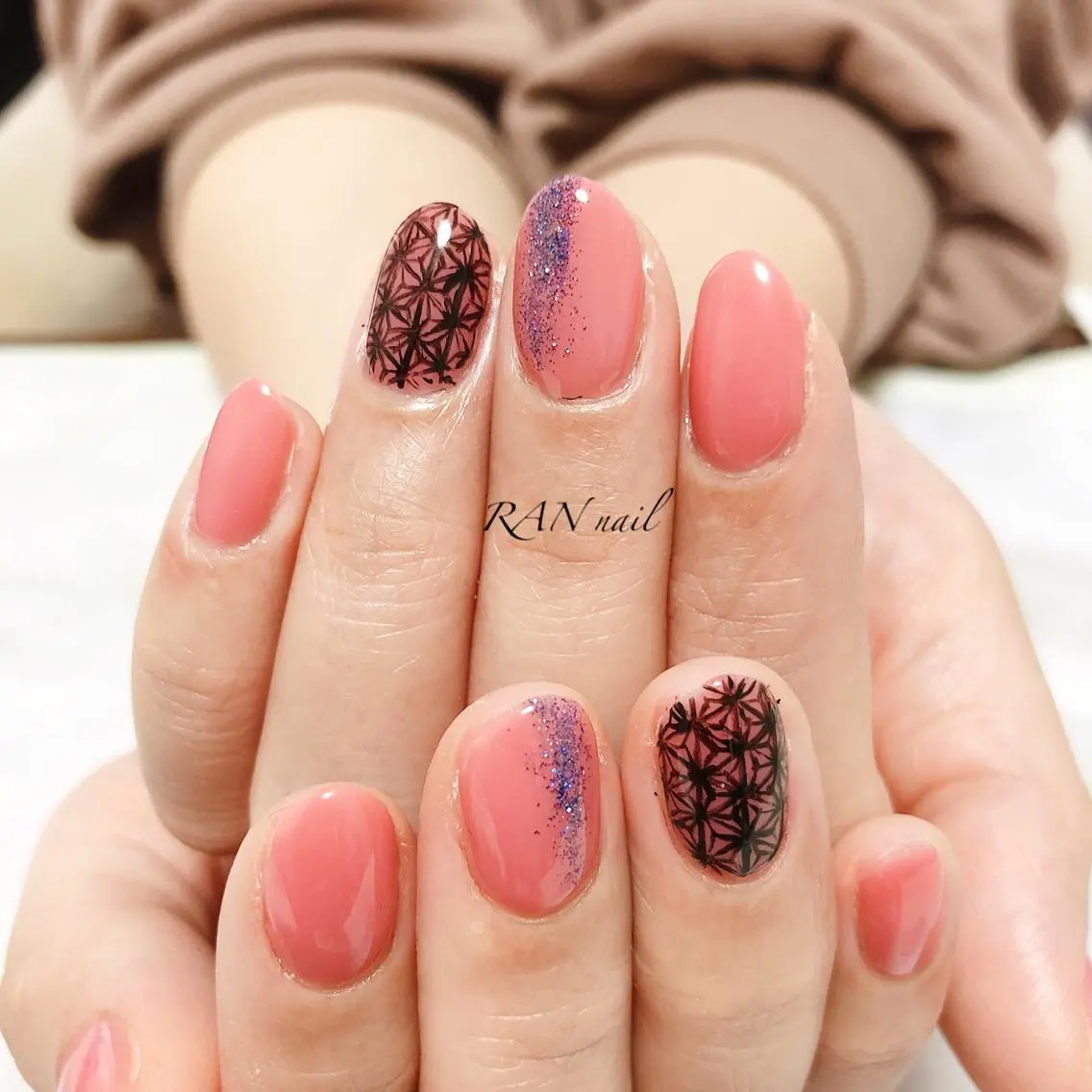 ネイル フットネイル オフィスネイル 春ネイル 冬ネイル ハンドネイル フットネイル RAN nailのネイルデザイン