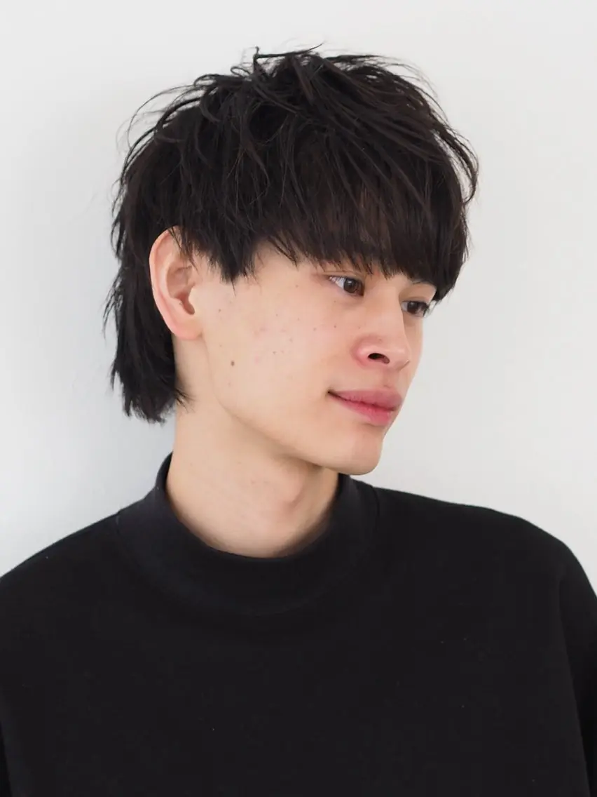 ショート パーマ メンズ カット ショートとレイヤーが 好きな人|三浦翔のヘアスタイル