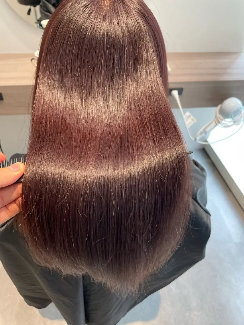 セミロング カラー ヘアカラー トリートメント 上品ヘア🤍顔周り/ レイヤー✨/林遼一郎のヘアスタイル
