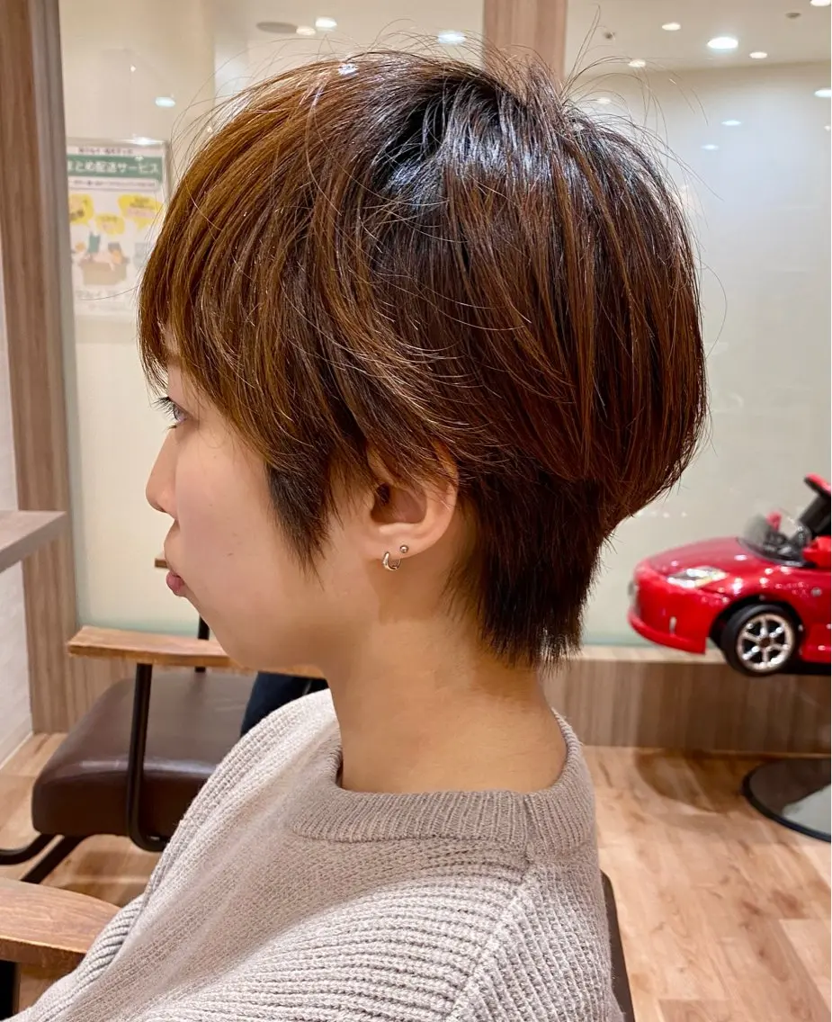 ショート カット イシカワ ユウタのヘアスタイル