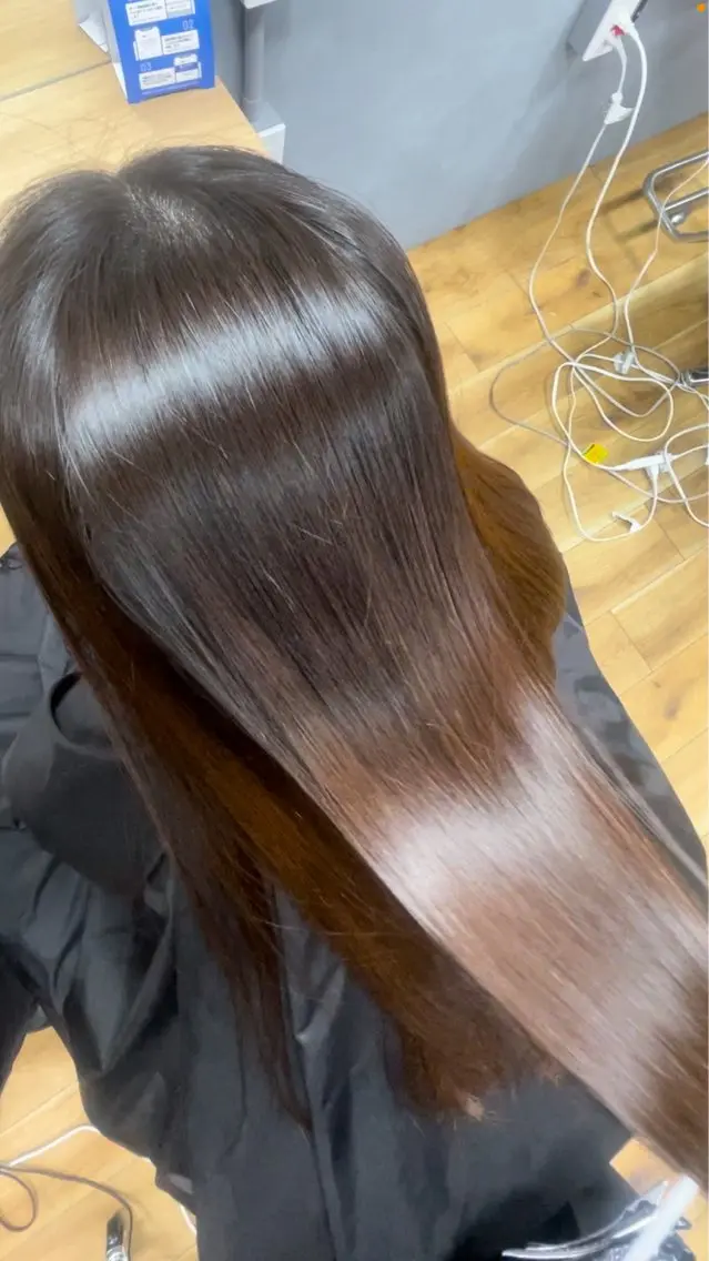 【前髪カット無料☆】髪質改善メテオカラー＋極上艶TR✨👑💎の写真