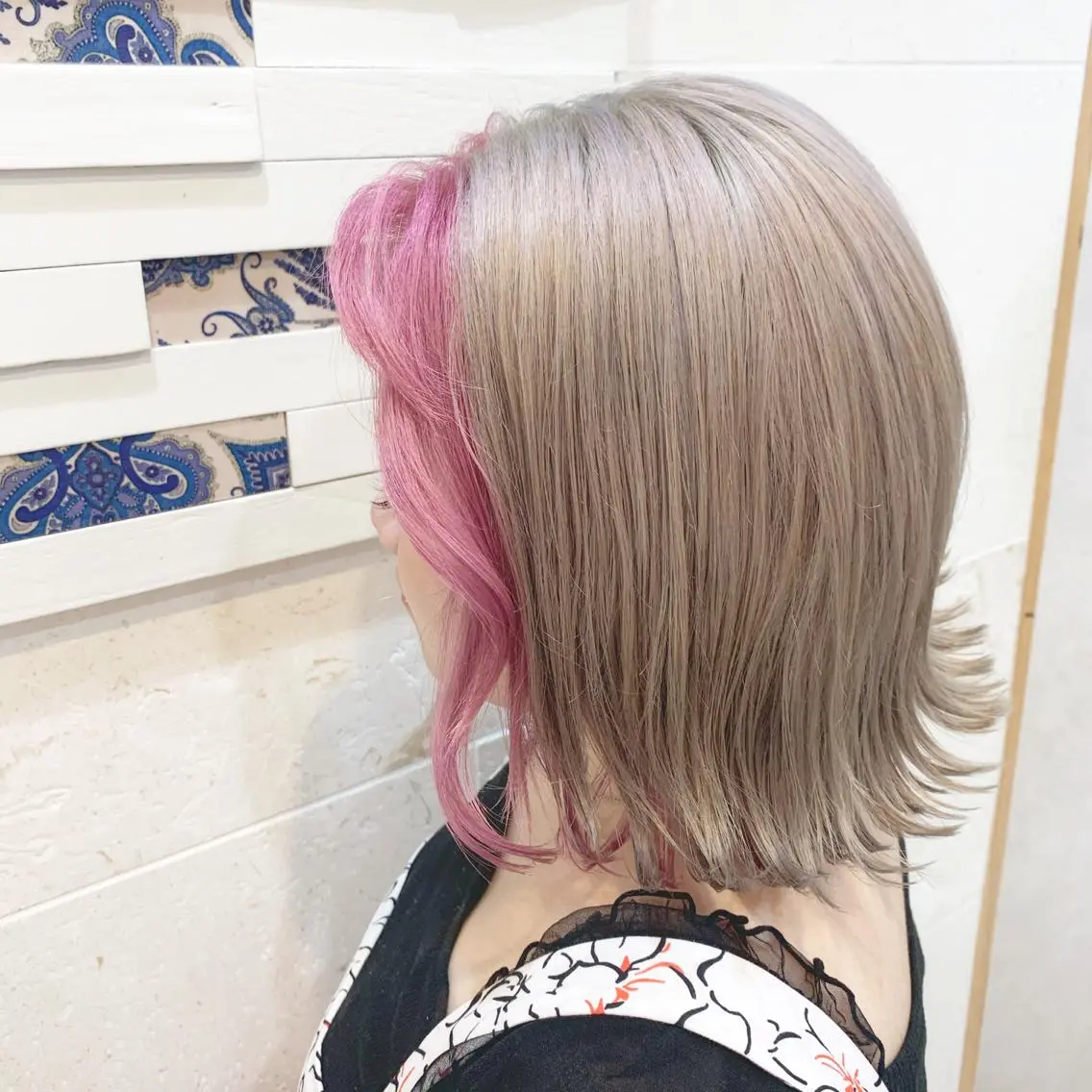 ショート カット ヘアカラー トリートメント 💘カラー人気Ｎｏ. １💘SAYAのヘアスタイル