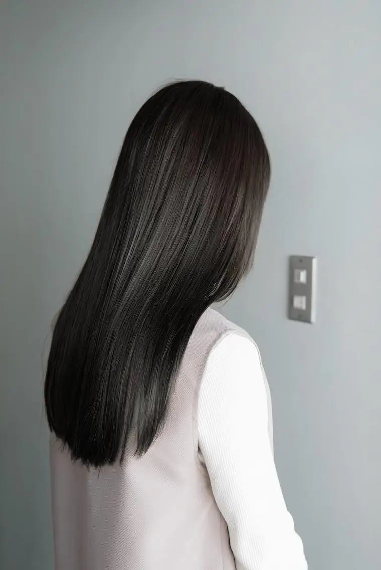 【癖とカラーの悩みを同時解決◎】髪質改善ストレート+カラー¥16500の写真