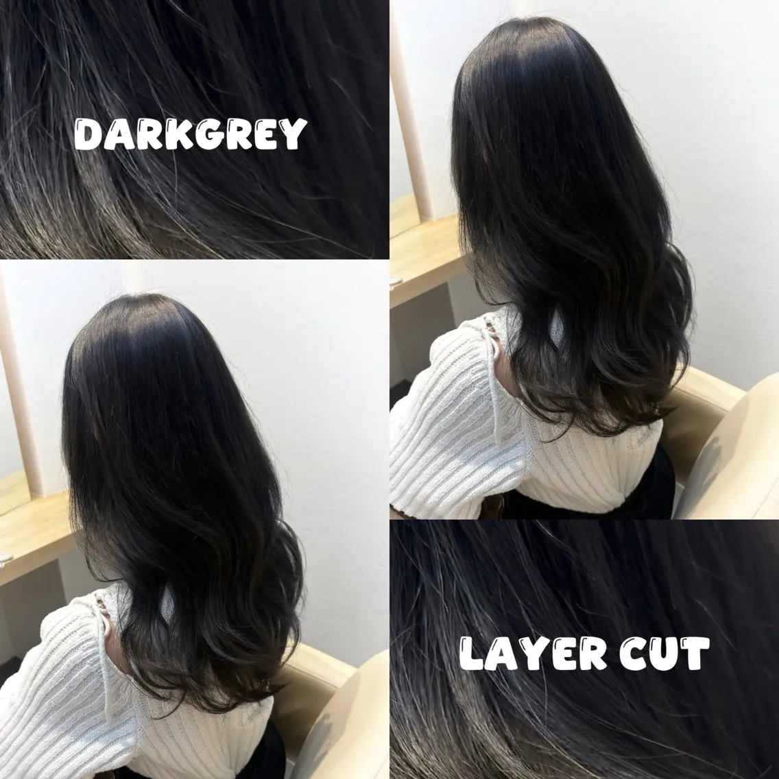 ロング カラー 縮毛矯正 トリートメント 透明感color / 韓国 /KANAのヘアスタイル