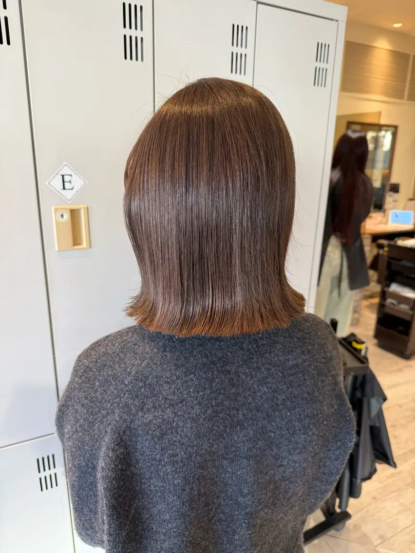 ミディアム カラー ヘアカラー 甲斐 千尋のヘアスタイル