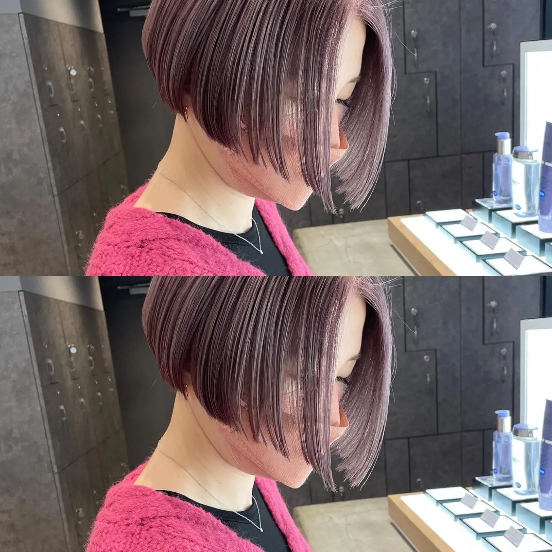 ショート 💜ハイトーン💛 マジカルかいちゃんのヘアスタイル