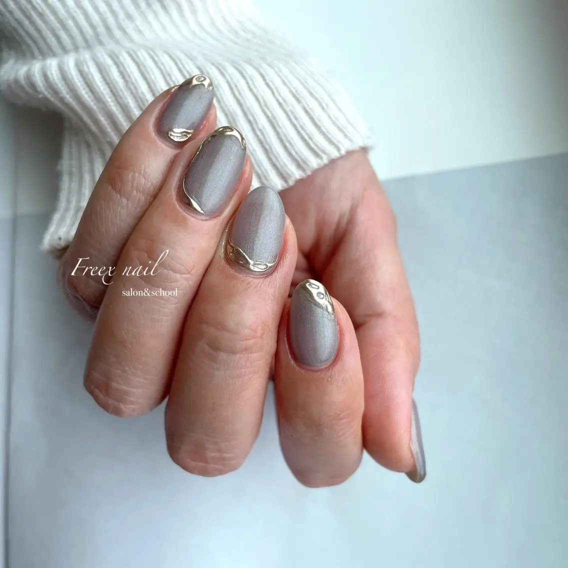 ネイル シンプルネイル ハンドネイル ハンドケア freex nail /ニュアンス/個性派のネイルデザイン