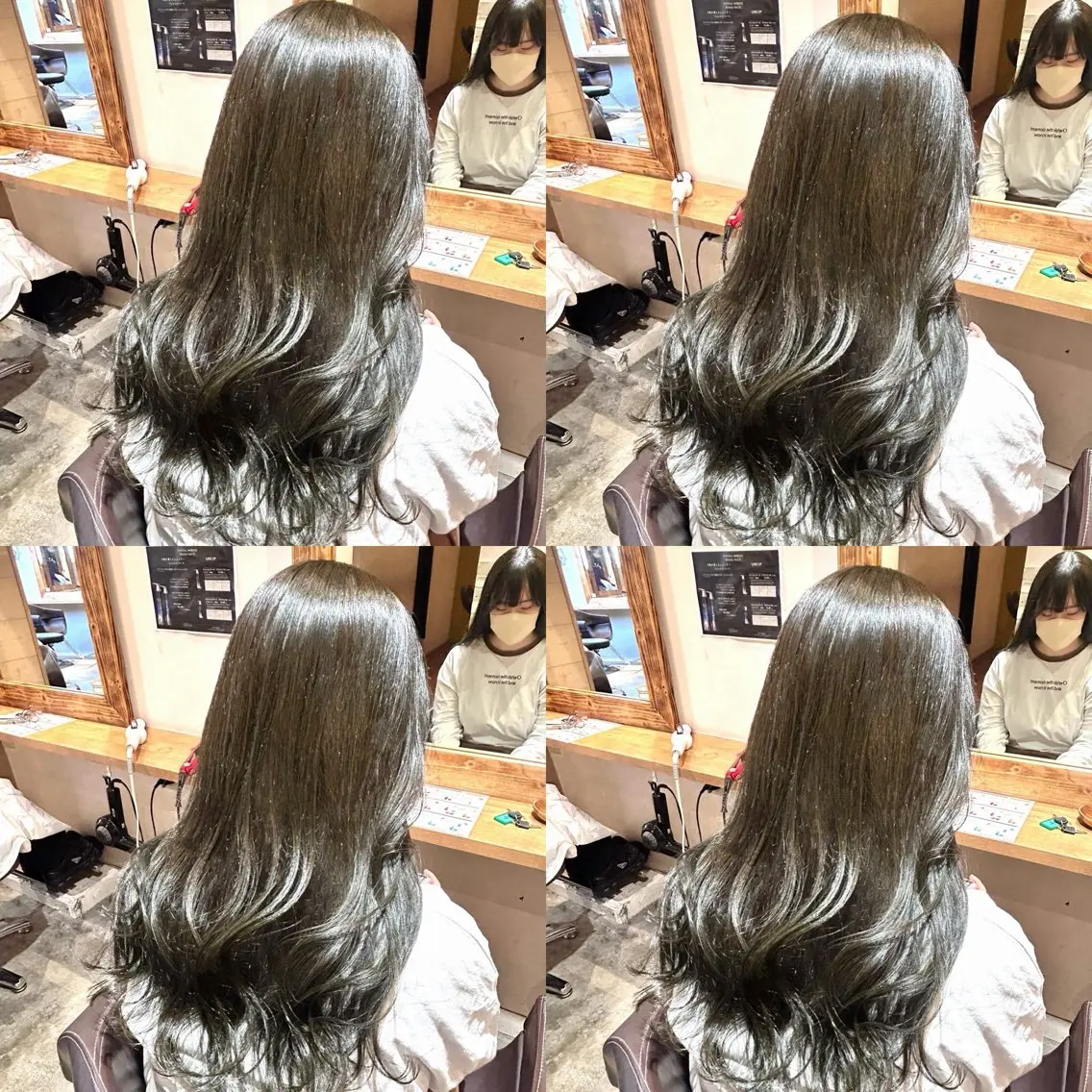 ロング カラー グレージュ オリーブグレージュ オリーブグレー 髪質改善 カット ヘアカラー トリートメント 店長✨髪質改善✖️ 透明感カラー／純大のヘアスタイル