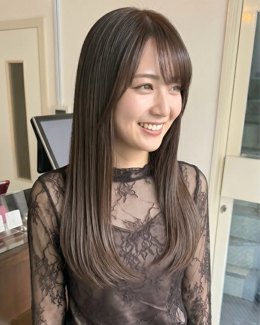 メンテナンスカット+髪質改善カラー+トリートメントの写真