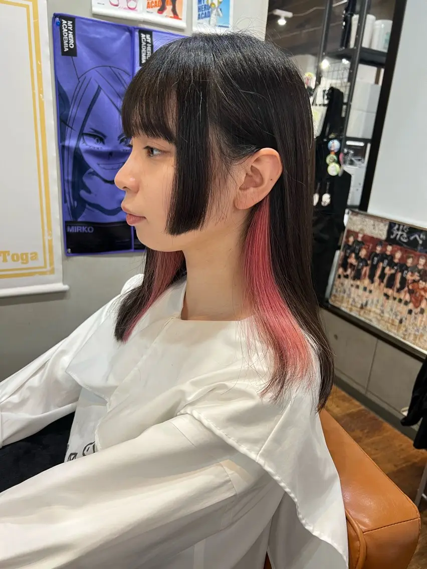 イヤリングブリーチ➕フルカラーのメニューですᥫᩣ  ̖́-※注意事項ご確認の上ご予約お願いいたします(♡ᴗ͈ˬᴗ͈)の写真