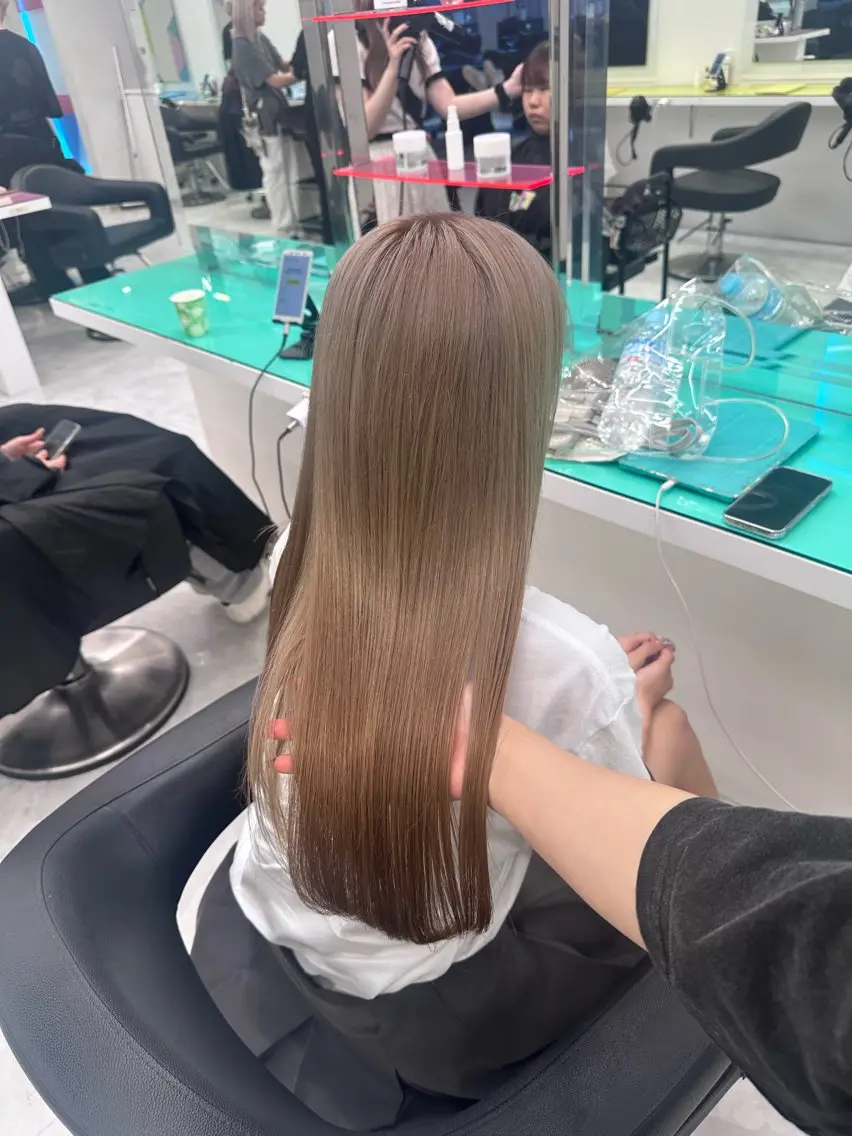ロング カラー ヘアカラー トリートメント ♡ダブルカラー特化♡ miyuのヘアスタイル