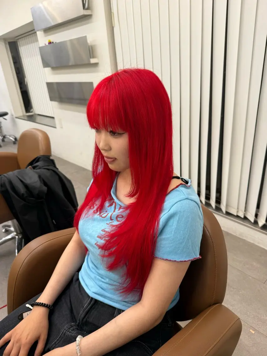 カラー ヘアカラー 韓国メンズヘア特化 𝓡𝓮𝓷のヘアスタイル