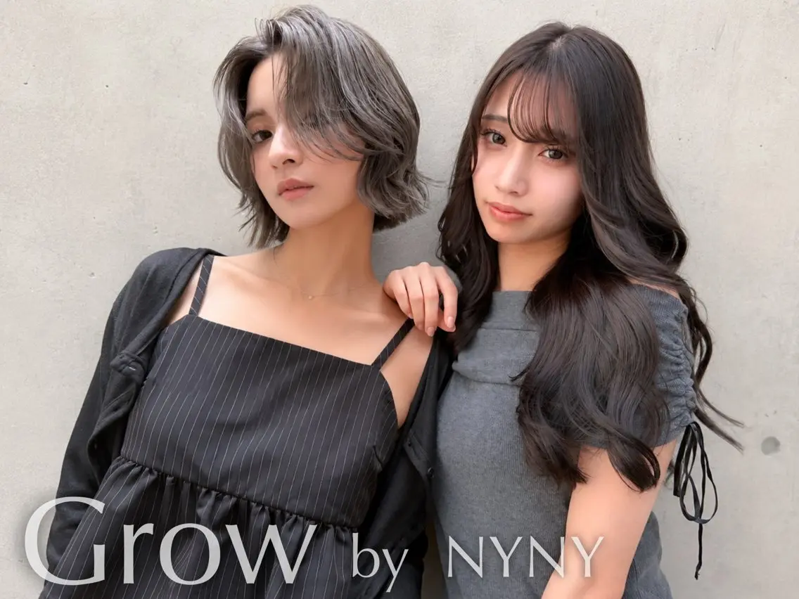 ロング カラー カット ヘアカラー Grow by NYNY 打越裕樹のヘアスタイル