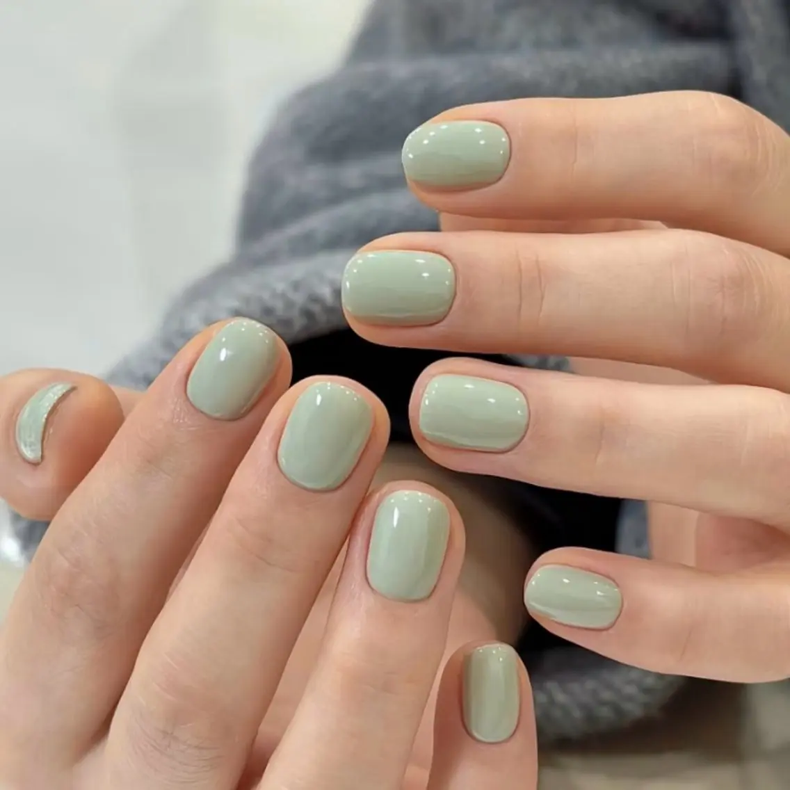 ネイル ワンカラーネイル Best  nail 結衣のマツエク・マツパデザイン