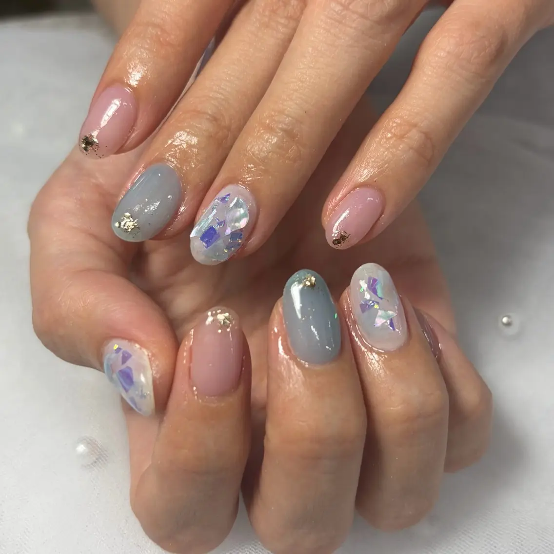 ネイル ニュアンスネイル ハンドネイル Crea IBUKIのネイルデザイン