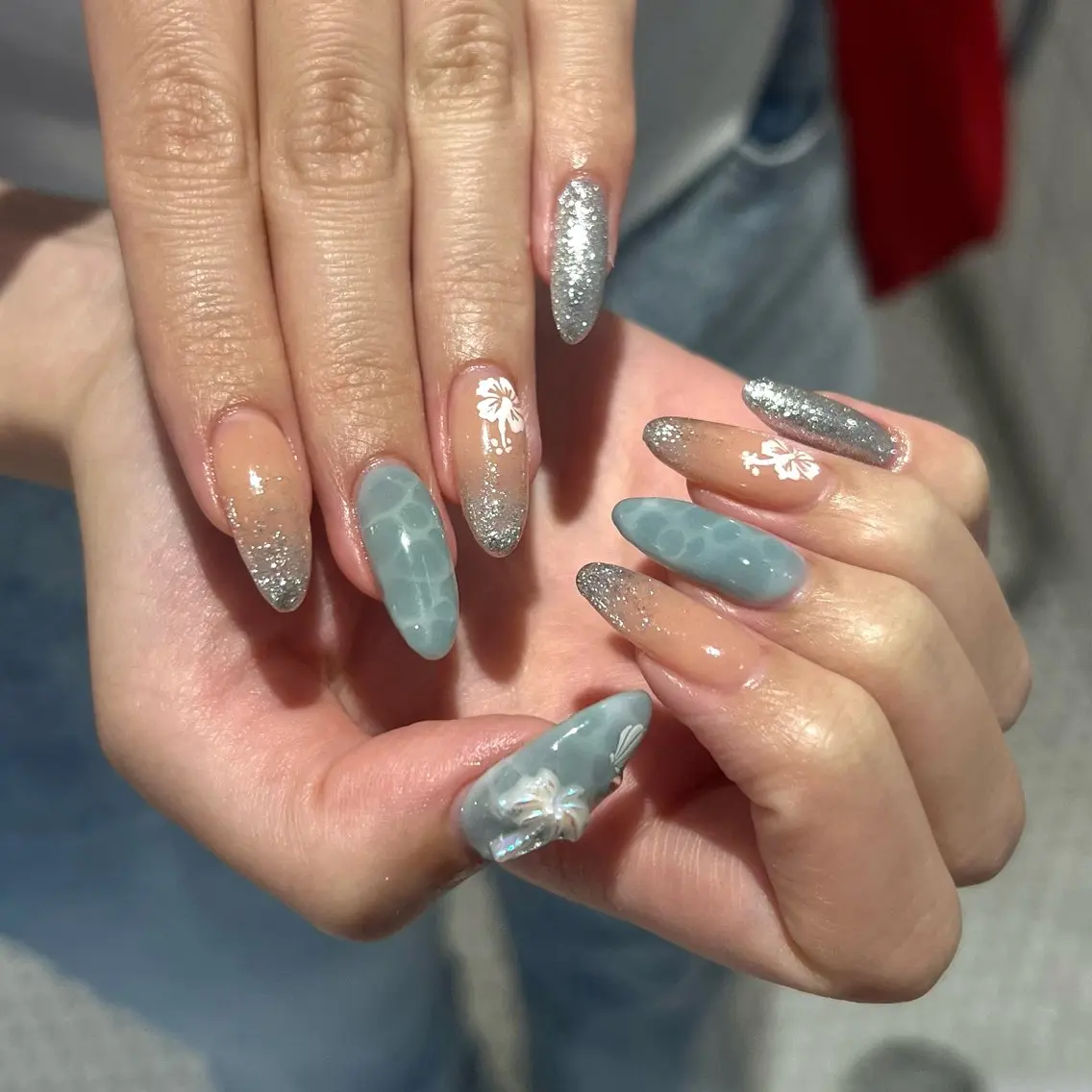 ネイル ハンドネイル SHELLNAIL しおりのネイルデザイン