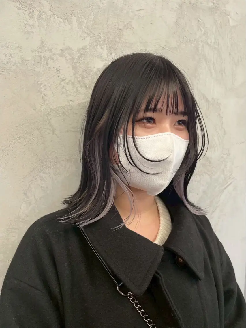 ミディアム カラー ヘアカラー three_ ナオキのヘアスタイル