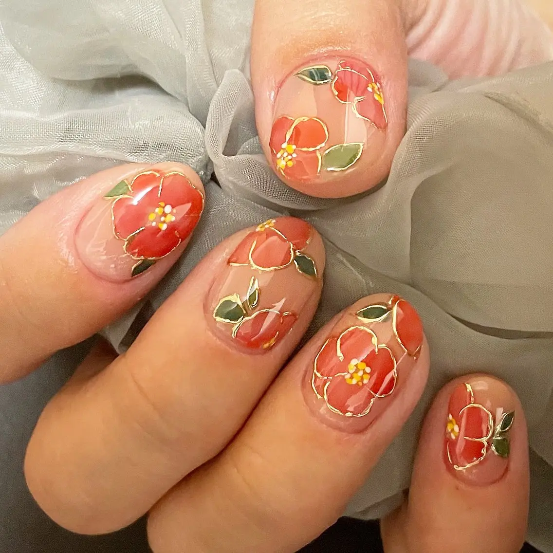 ネイル ハンドネイル nail　milky 〜深夜にもネイル〜のネイルデザイン