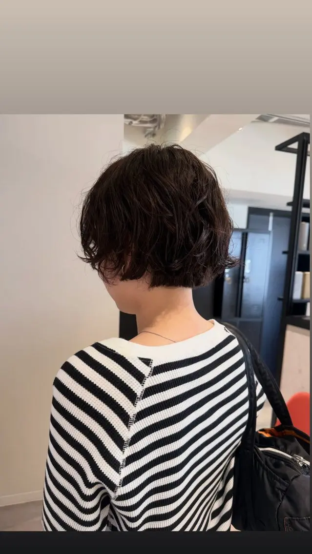 ショート パーマ ボブ カット パーマ ニュアンスパーマ /ボブパーマriseのヘアスタイル