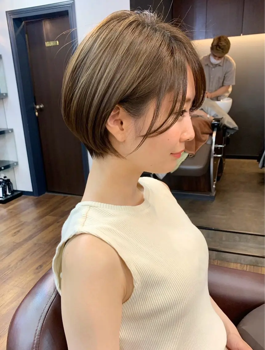 ショート 加藤 杏のヘアスタイル