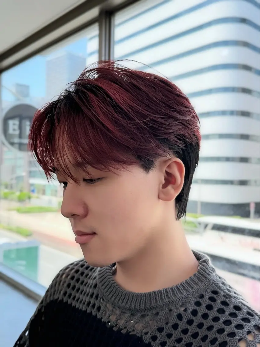 カラー メンズ 韓国メンズ特化 土屋 光太郎のヘアスタイル