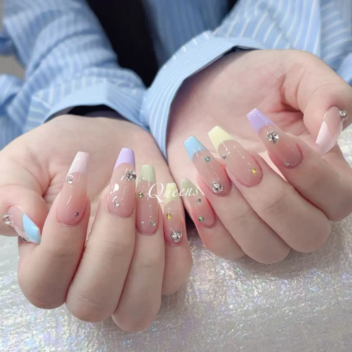ネイル ハンドネイル Queen's ゆなのネイルデザイン