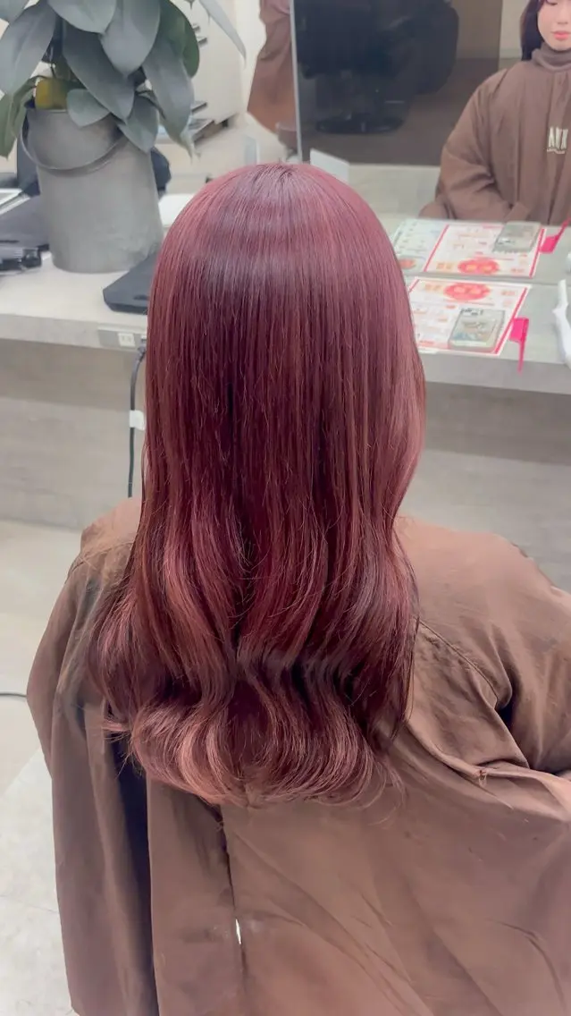 カラー ヘアカラー 暖色/髪質改善/ ツヤ髪🎀本田愛来のヘアスタイル