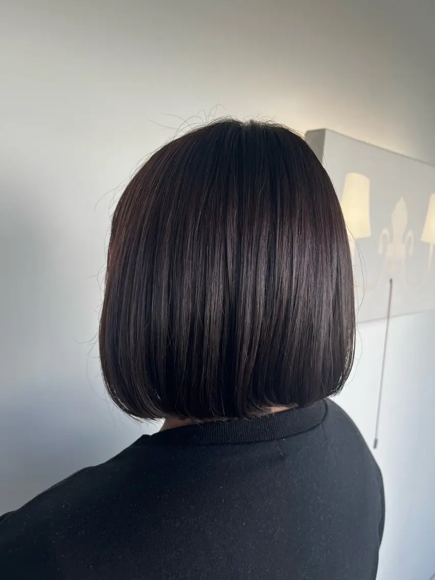 ミディアム ハイライト おせ ちさとのヘアスタイル