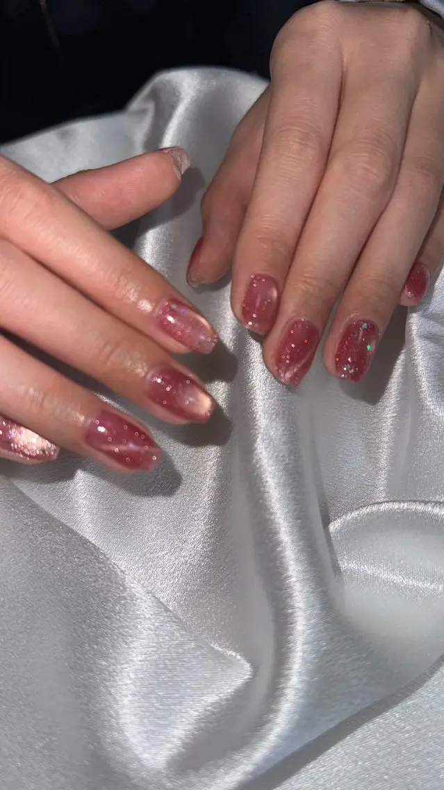 ネイル フラッシュネイル フラッシュマグ マグネットネイル Nail Salon Ray しおりのネイルデザイン