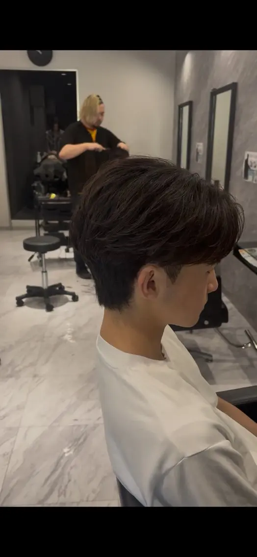 ショート パーマ メンズ カット パーマ メンズスタイル 歩夢のヘアスタイル