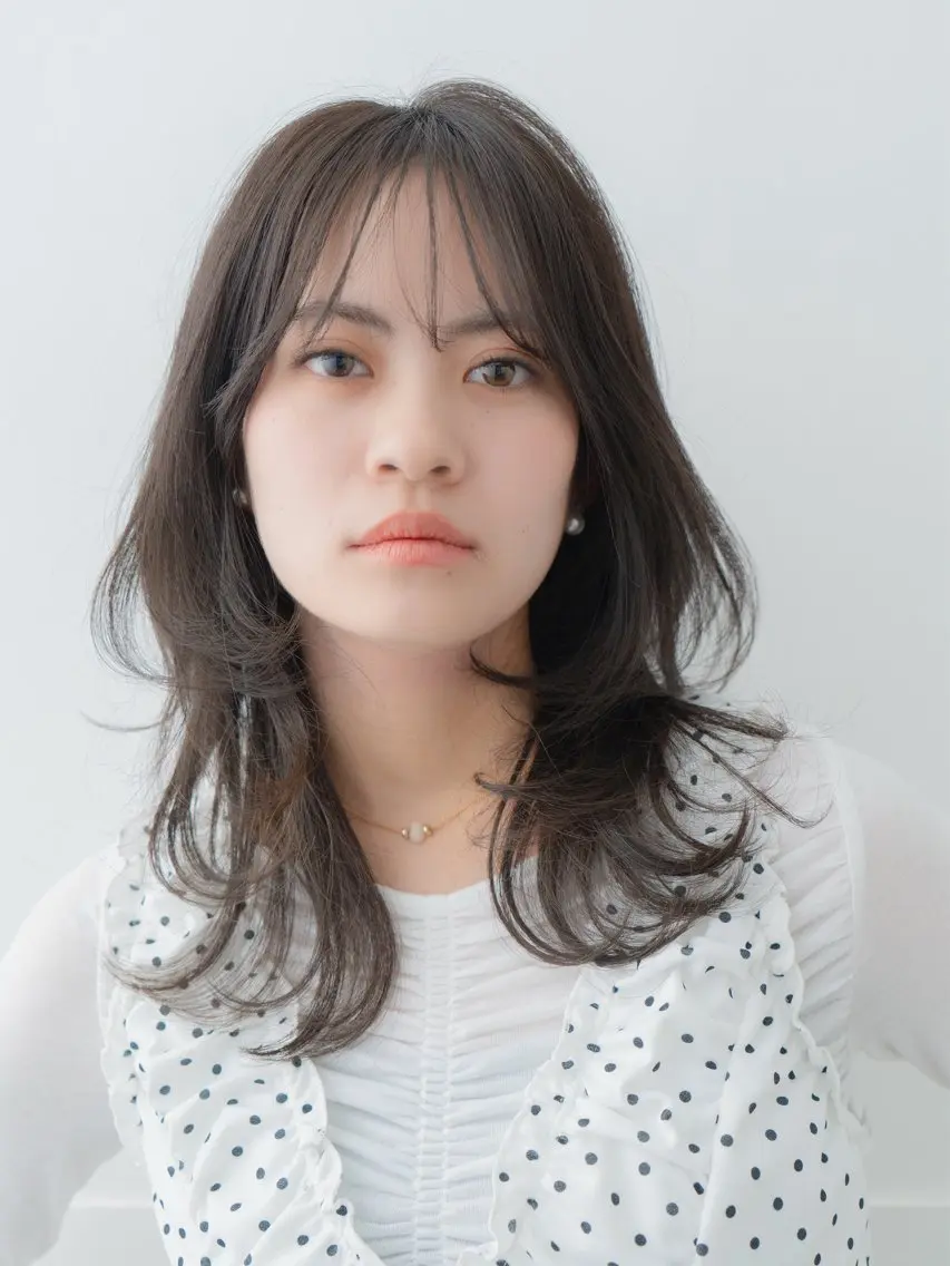 ロング カット 🍀似合わせ透明感 カラーアヤナ🍀のヘアスタイル